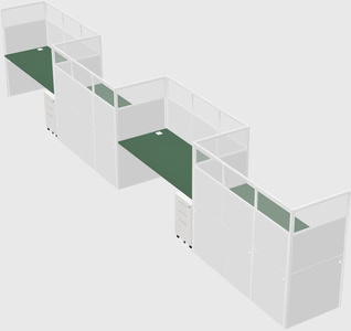 Rectangular cubicles