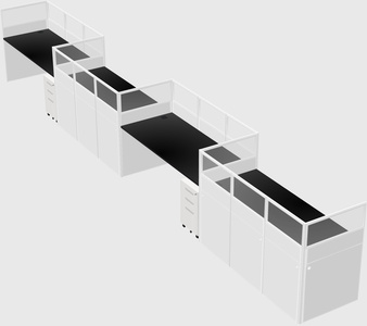 Rectangular cubicles