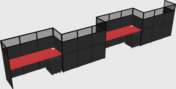 Rectangular cubicles