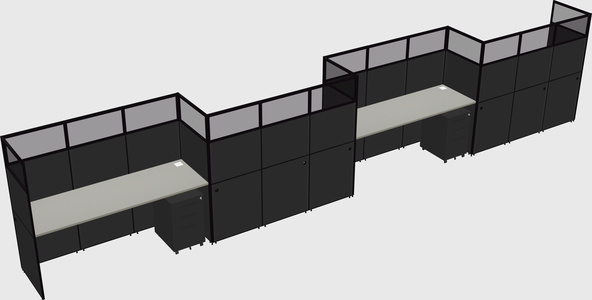 Rectangular cubicles