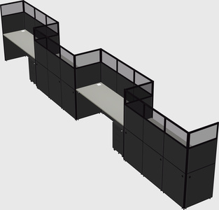 Rectangular cubicles