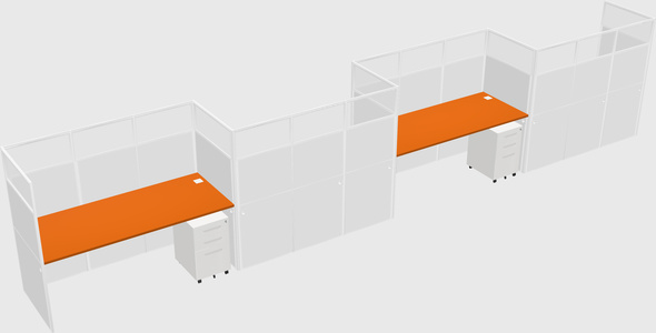 Rectangular cubicles