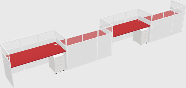 Rectangular cubicles