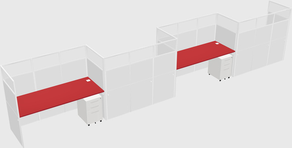 Rectangular cubicles