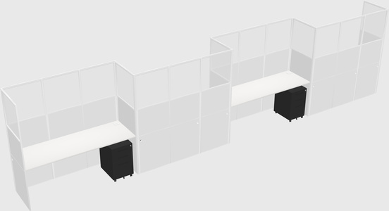 Rectangular cubicles