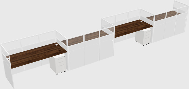 Rectangular cubicles