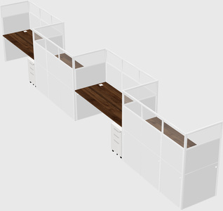 Rectangular cubicles