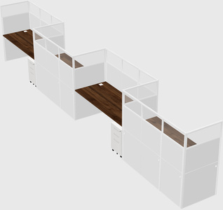 Rectangular cubicles