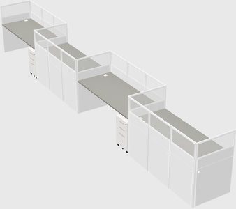 Rectangular cubicles