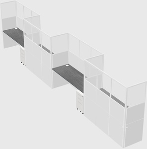 Cabines rectangulaires