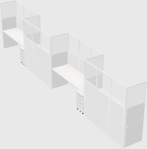 Rectangular cubicles