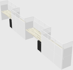 Rectangular cubicles