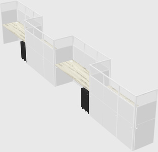 Rectangular cubicles