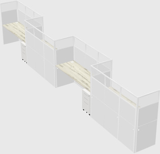 Rectangular cubicles