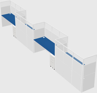 Rectangular cubicles