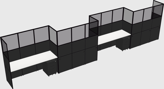 Rectangular cubicles