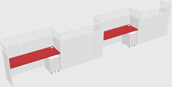 Rectangular cubicles