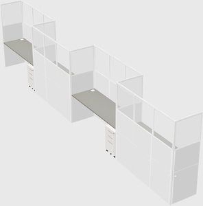 Rectangular cubicles