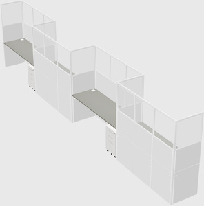 Rectangular cubicles