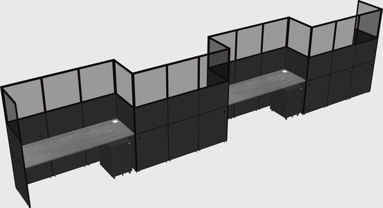 Cabines rectangulaires