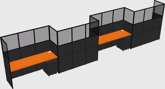 Cabines rectangulaires