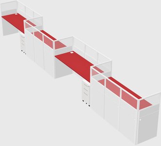 Rectangular cubicles