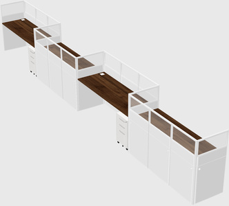 Rectangular cubicles