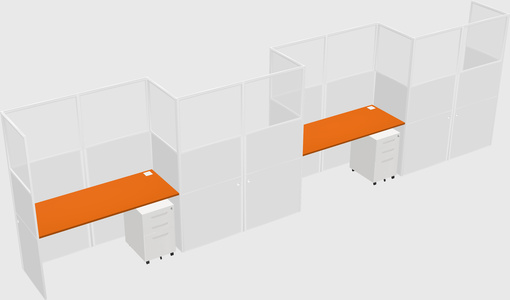Rectangular cubicles