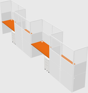 Rectangular cubicles