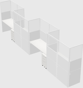 Rectangular cubicles