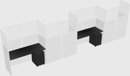 Rectangular cubicles