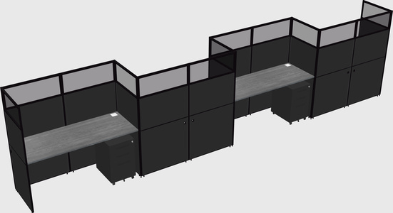 Rectangular cubicles