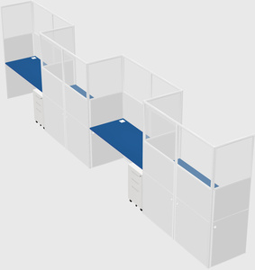 Rectangular cubicles
