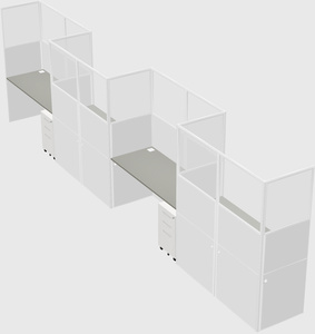 Cabines rectangulaires