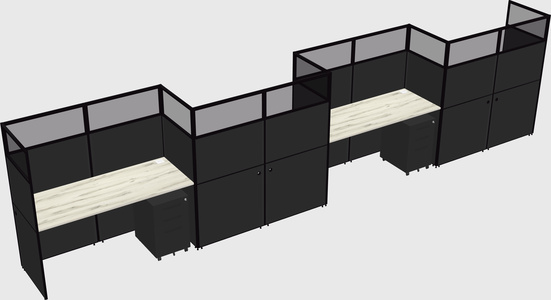 Rectangular cubicles