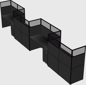 Rectangular cubicles