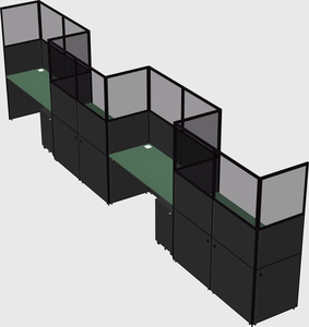 Cabines rectangulaires