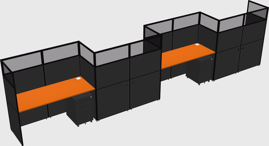 Cabines rectangulaires