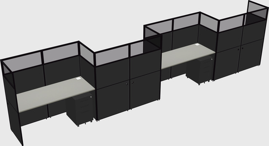 Rectangular cubicles