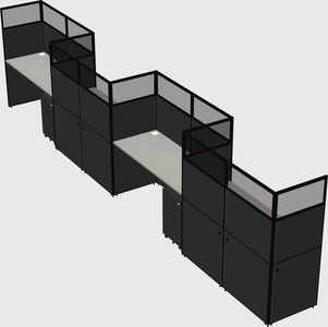 Rectangular cubicles