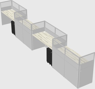 Rectangular cubicles