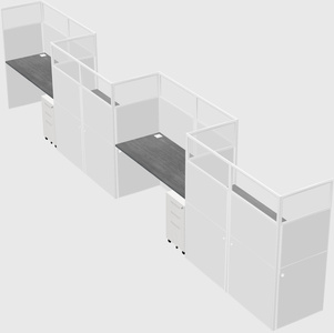 Rectangular cubicles