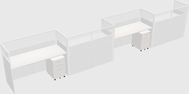 Rectangular cubicles