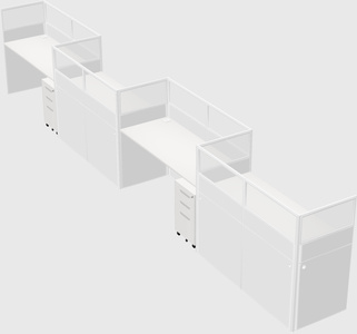 Rectangular cubicles
