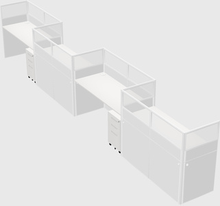 Rectangular cubicles
