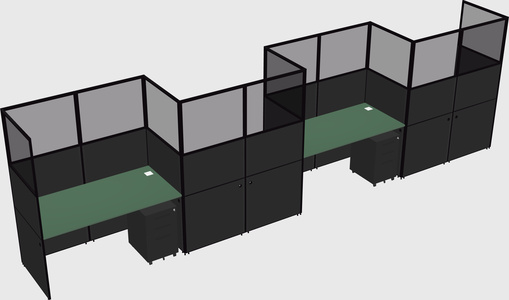 Rectangular cubicles