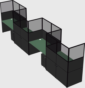 Rectangular cubicles