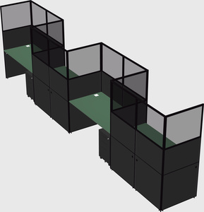 Rectangular cubicles