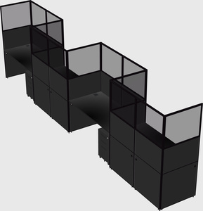 Rectangular cubicles