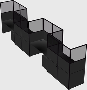 Rectangular cubicles